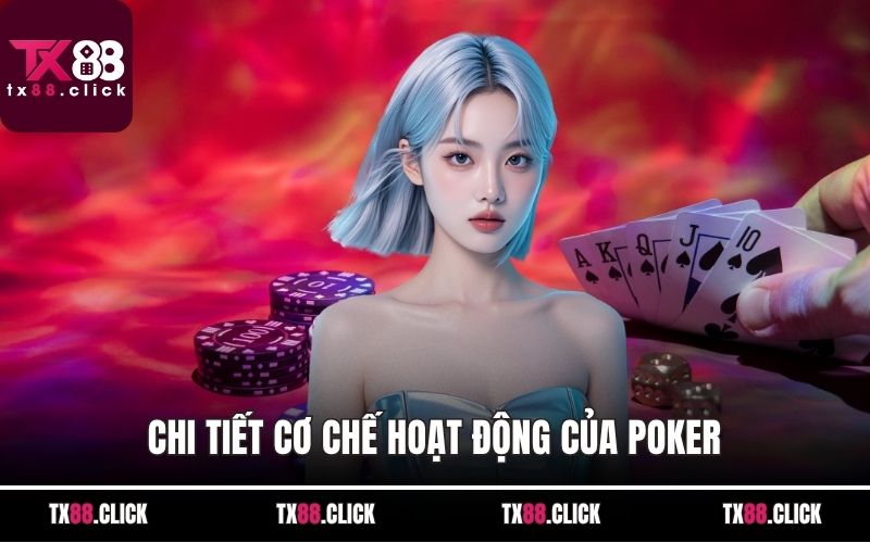 Chi tiết cơ chế hoạt động của poker