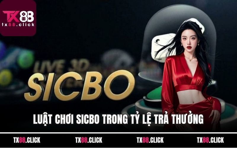 Luật chơi sicbo trong tỷ lệ trả thưởng